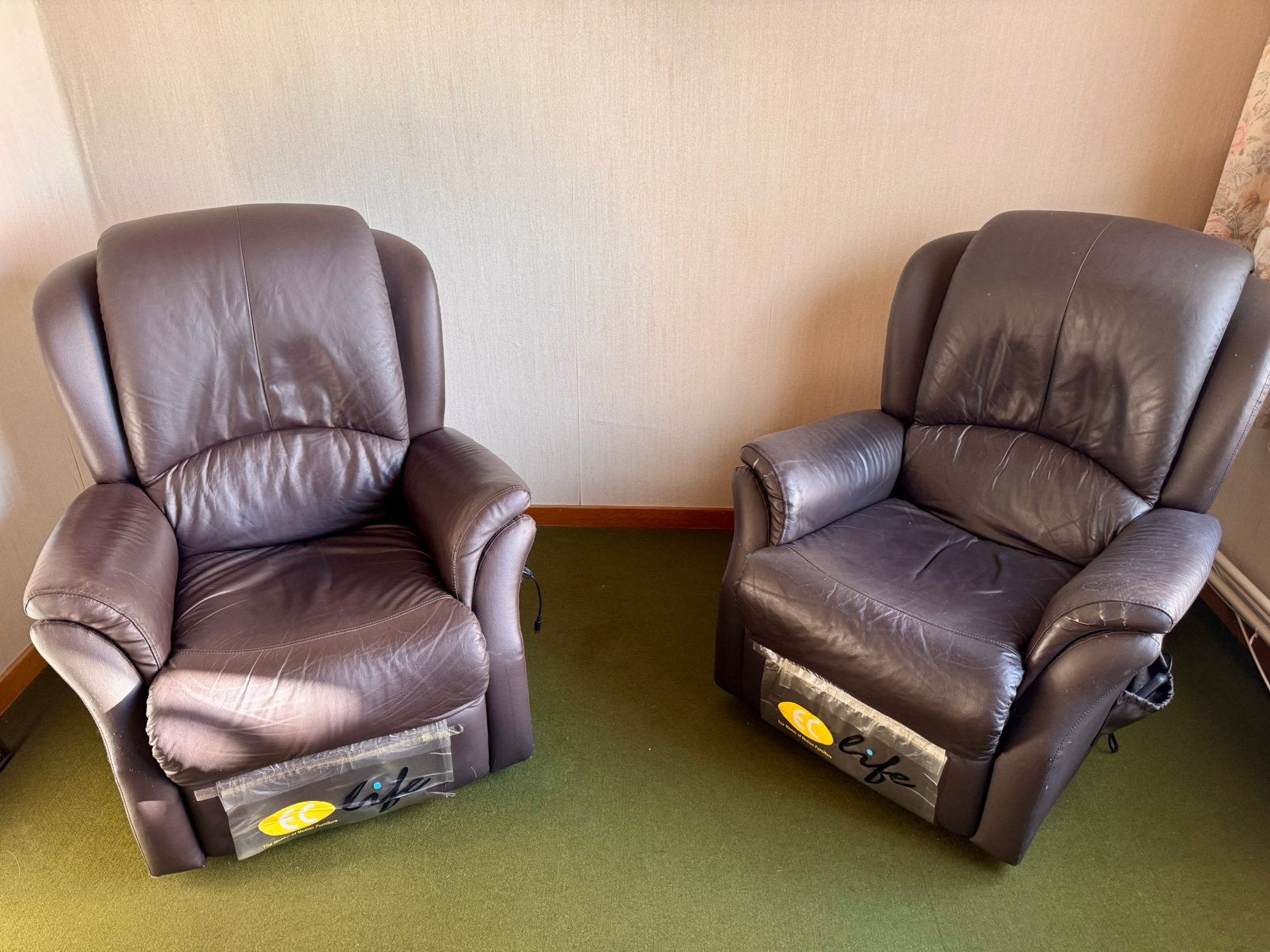 Relax fauteuils - gratis - nog 1 beschikbaar, Ophalen, Gebruikt, Leer