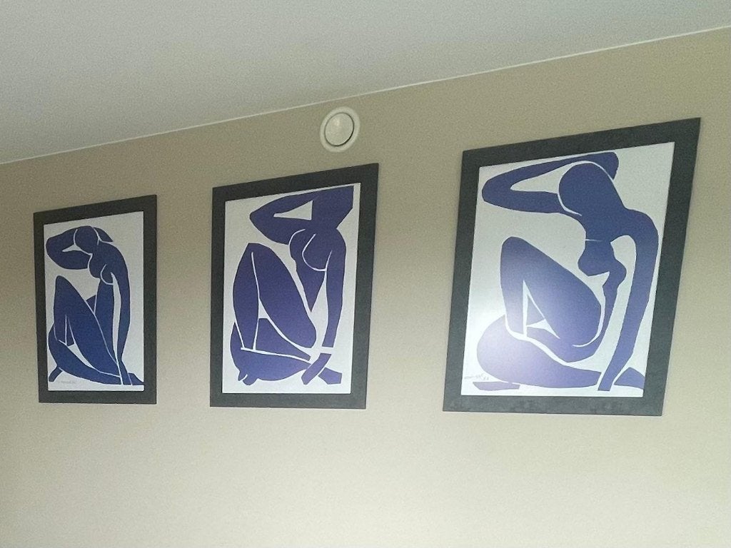 Henri Matisse (after) - " Nu Bleu" I, II & III, Antiek en Kunst, Ophalen, Abstract, Overige technieken, Overige materialen