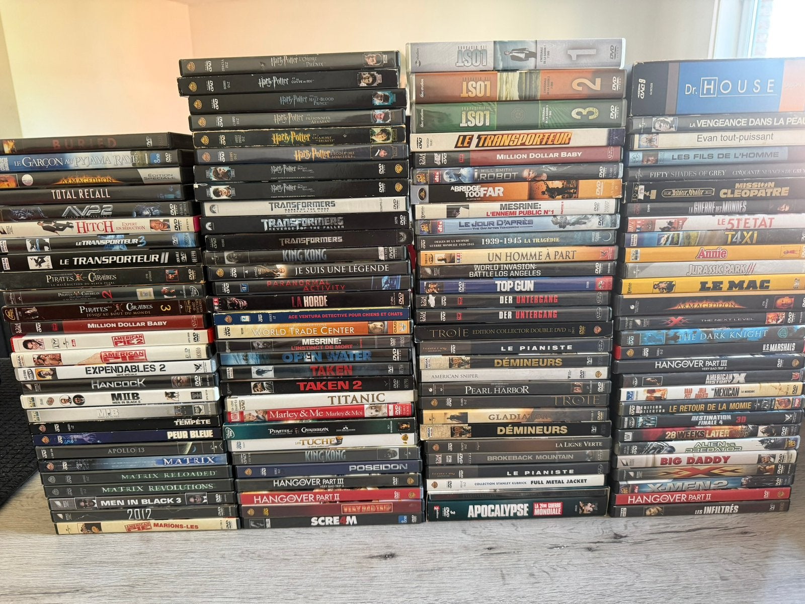 vend/échange un lot de dvd/blu ray contre blu ray, Cd's en Dvd's, Dvd's | Overige Dvd's, Ophalen, Zo goed als nieuw