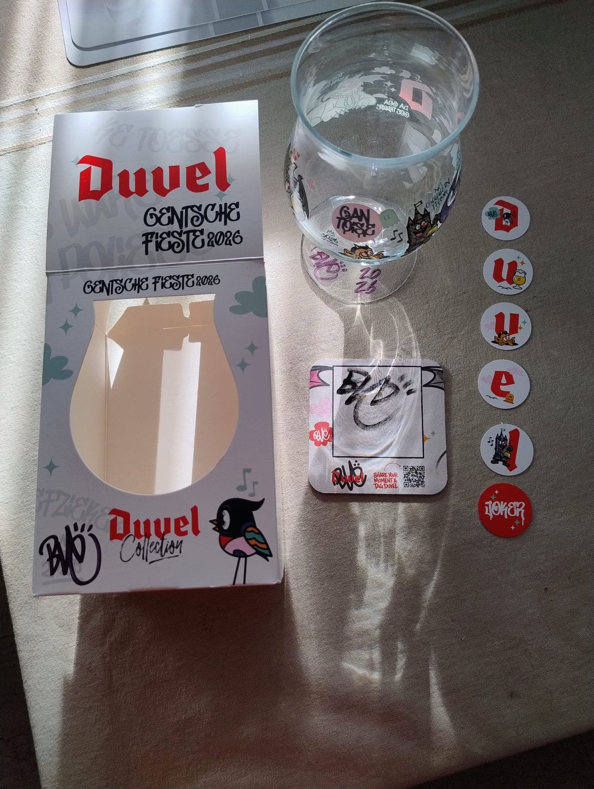 Gesigneerd Duvel Glas Gentse Feesten 2026, Enlèvement, Neuf
