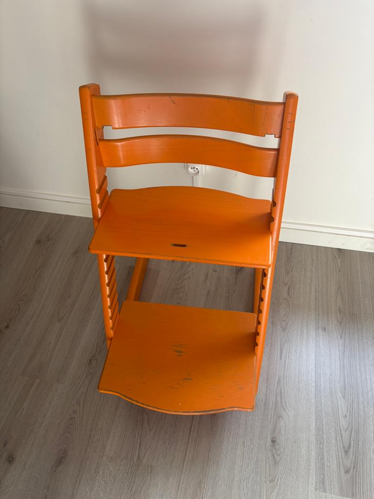 Triptrap stokke, Ophalen, Gebruikt, Meegroeistoel