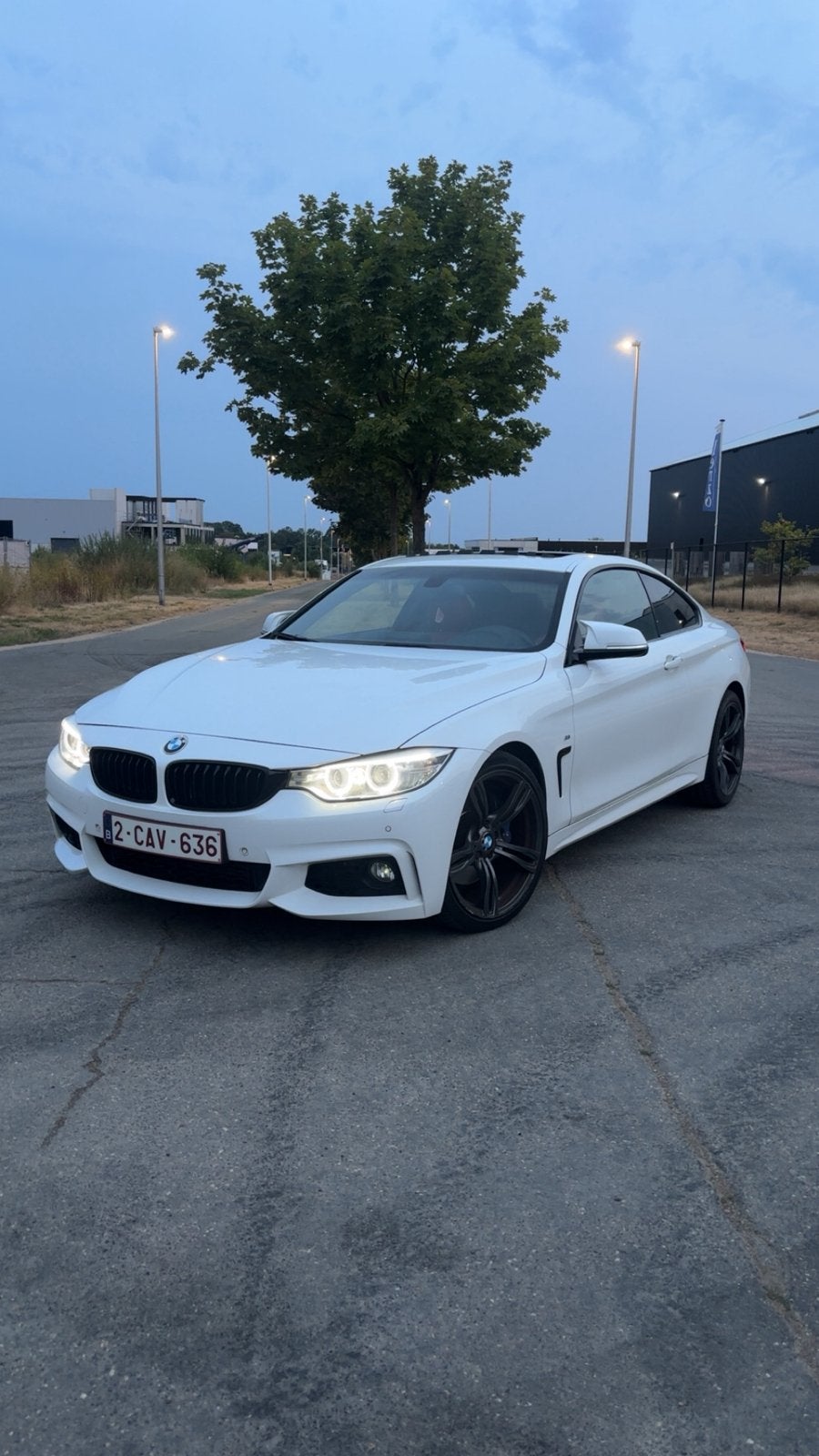 BMW 420d Coupé M-Sport pakket, Auto's, BMW, Automaat, Wit, Leder, Diesel