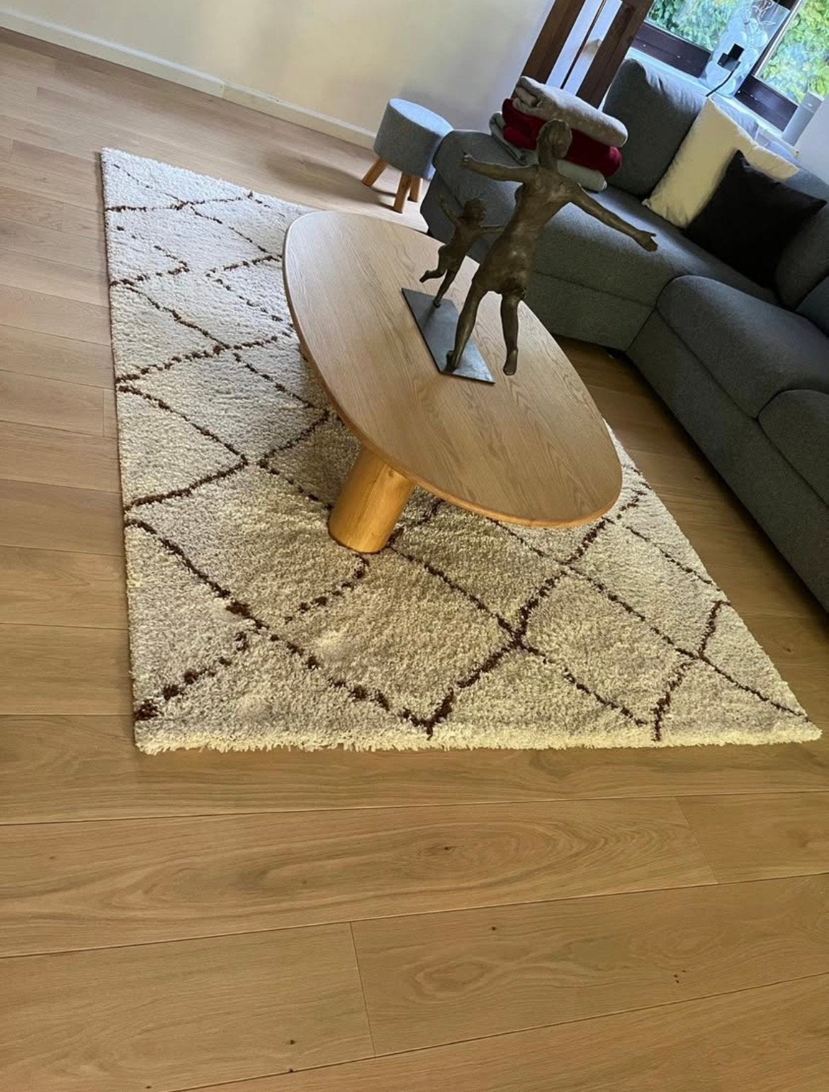 Tapis style berbère Homifab, Maison & Meubles, Ameublement | Tapis & Moquettes, Neuf, 200 cm ou plus, 150 à 200 cm, Blanc