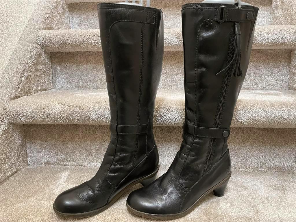 hoge laarzen zwart Dr MARTENS 36, Enlèvement ou Envoi, Comme neuf, Dr. Martens, Bottes hautes