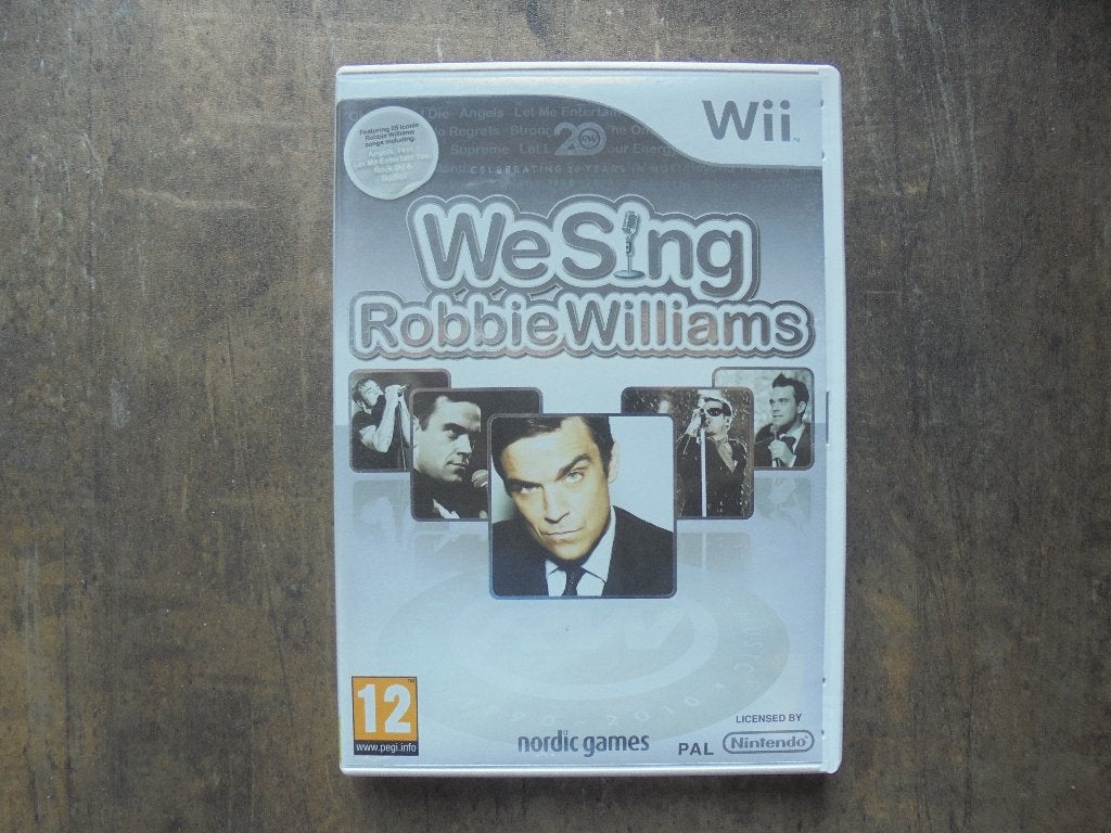 We Sing Robbie Williams voor Wii (zie foto's), Games en Spelcomputers, Games | Nintendo Wii, Muziek, Gebruikt, Ophalen of Verzenden