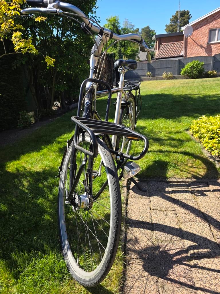 Herenfiets batavus maat 57 met bagagerek voor en achter, Fietsen en Brommers, 57 tot 61 cm, Ophalen, Batavus, Versnellingen