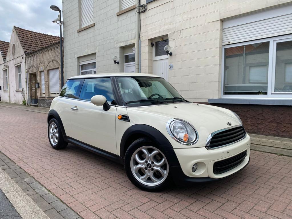 Mini Cooper One 1.6i Benzin/2013/118000.km/Airco, Auto's, Voorwielaandrijving, Stof, Zwart, 4 cilinders