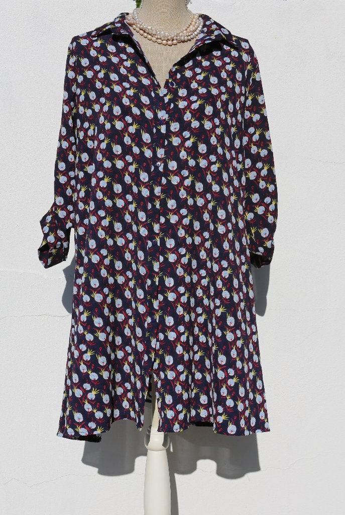 Leuke jurk of tuniek maat L/XL - Lili & Lala, Blauw, Maat 42/44 (L), Nieuw, Ophalen of Verzenden