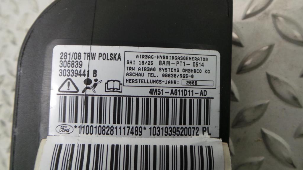 FORD FOCUS AIRBAG LINKS 2008, Enlèvement ou Envoi, Utilisé, Stiba membre