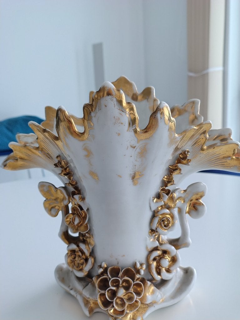 19ème - Vase de mariée en porcelaine fine, Antiek en Kunst, Antiek | Vazen, Ophalen of Verzenden