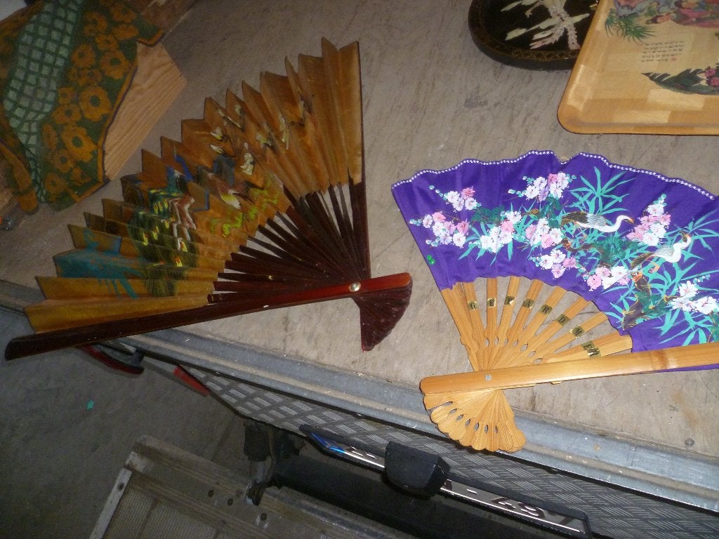 2 GR. CHINEESE WAAIERS, Antiek en Kunst, Ophalen