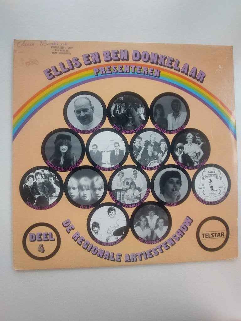 Ellis En Ben Donkelaar - Regionale Artiestenshow Deel 4, Cd's en Dvd's, Vinyl | Nederlandstalig, Inclusief binnenhoes, Ophalen of Verzenden