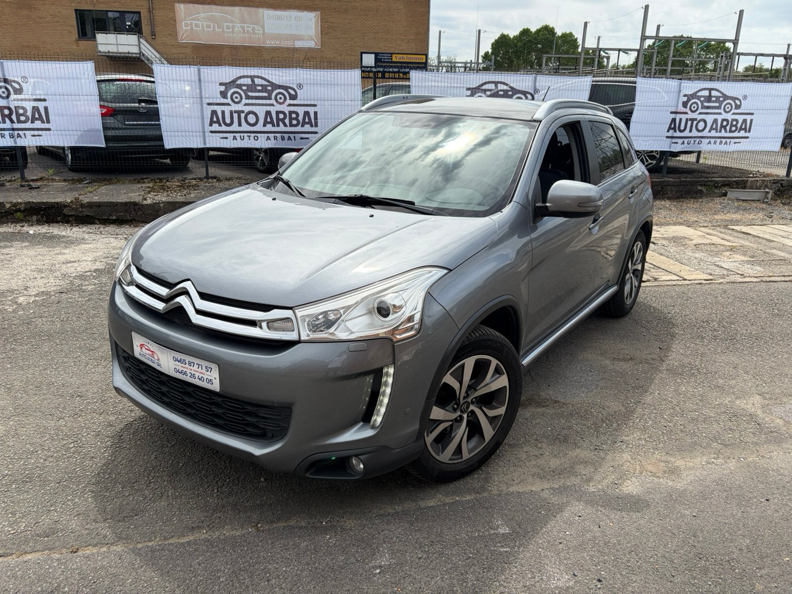 Citroen C4 Aircross C4 Aircross 1.6 e-HDi 2WD Attraction S, Autos, Citroën, Cuir, Argent ou Gris, Achat, Euro 6