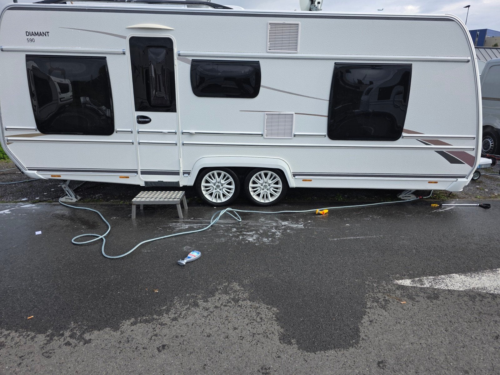 caravane fendt diamant 590, Caravanes & Camping, Grand lit, 5 à 6 mètres, Particulier, Fendt