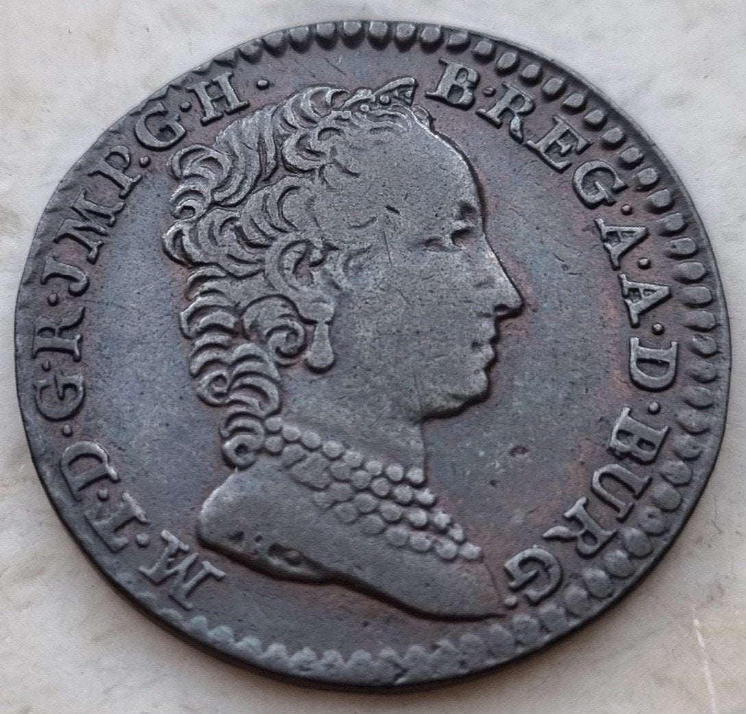 Liard/Oord 1749 (Antwerpen) Maria Theresia / Mooie kwaliteit, Postzegels en Munten, Munten | België, Ophalen of Verzenden, Losse munt