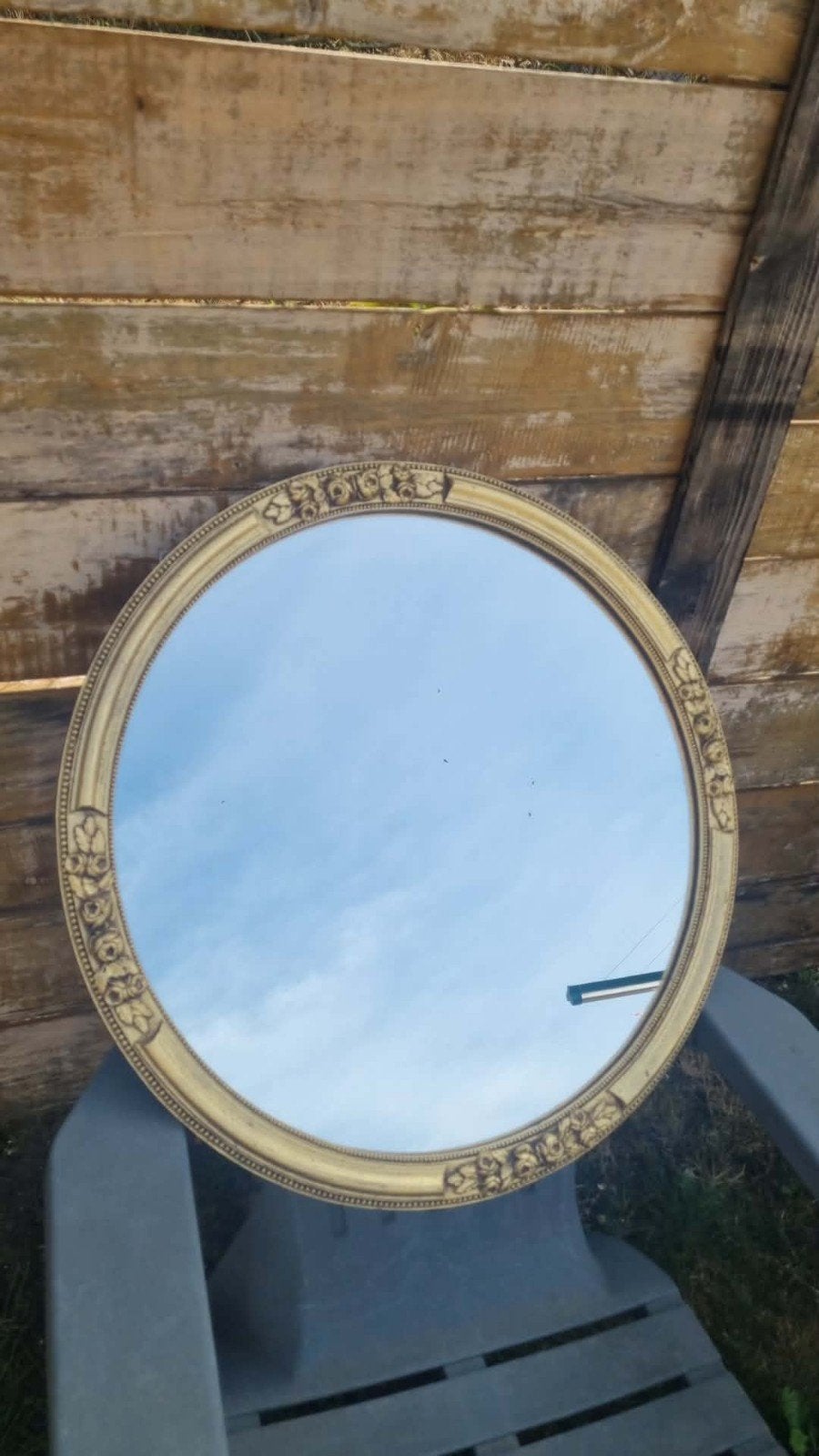 miroir style Louis XVI, Enlèvement, Rond