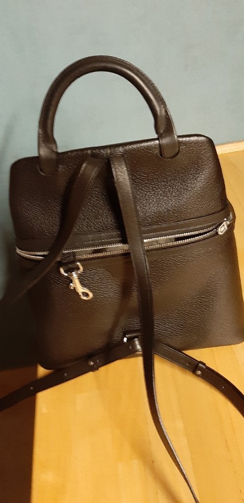 Delvaux le Deux, Enlèvement, Comme neuf, Noir, Sac à main