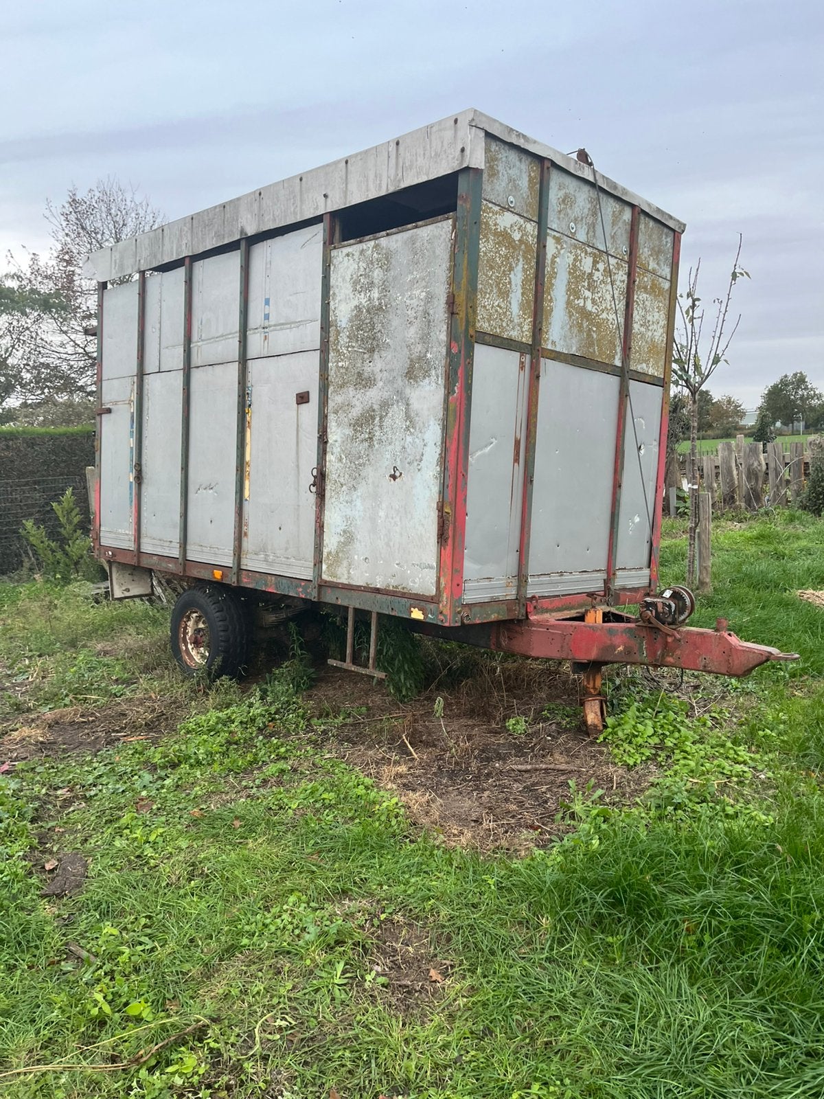 Paardenkar, Enlèvement, Utilisé, Bois, Remorque 2 chevaux
