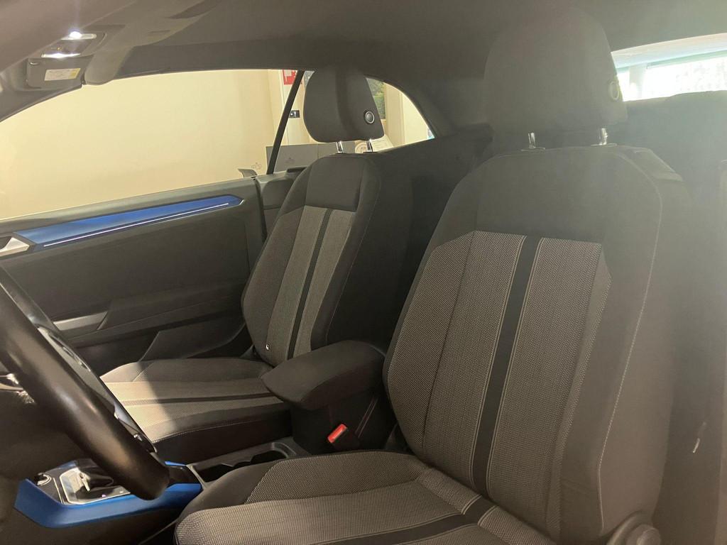 Volkswagen T-Roc 1.5 TSI DSG Style Cabrio, Auto's, 4 zetels, Stof, Gebruikt, Blauw