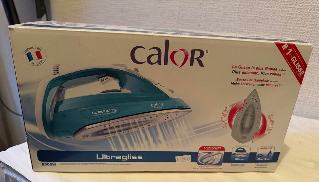 Calor Easygliss Plus stoomstrijkijzer – NIEUW in doos, Enlèvement, Neuf