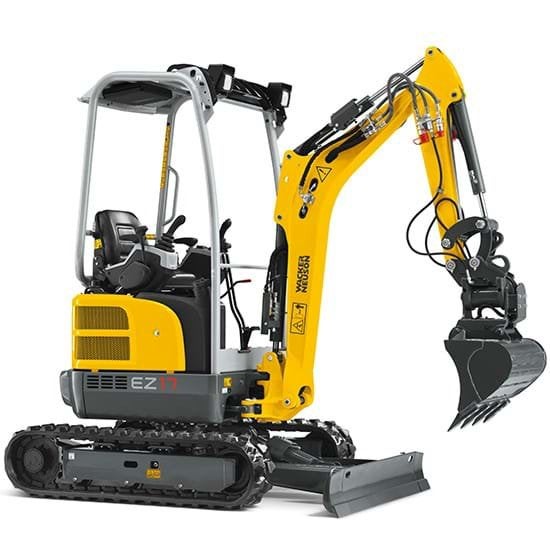 Wacker Neuson EZ17 mini pelle, Enlèvement