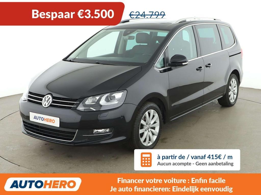 Volkswagen Sharan 2.0 TDI Highline BlueMotion (automatique), Autos, Cuir, Achat, 110 kW, 7 places