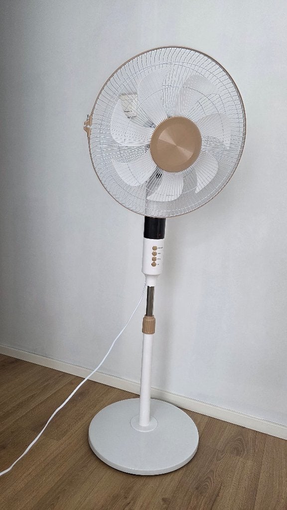 Ventilator wit, Elektronische apparatuur, Ophalen, Ventilator met afstandsbediening, Nieuw, Statiefventilator