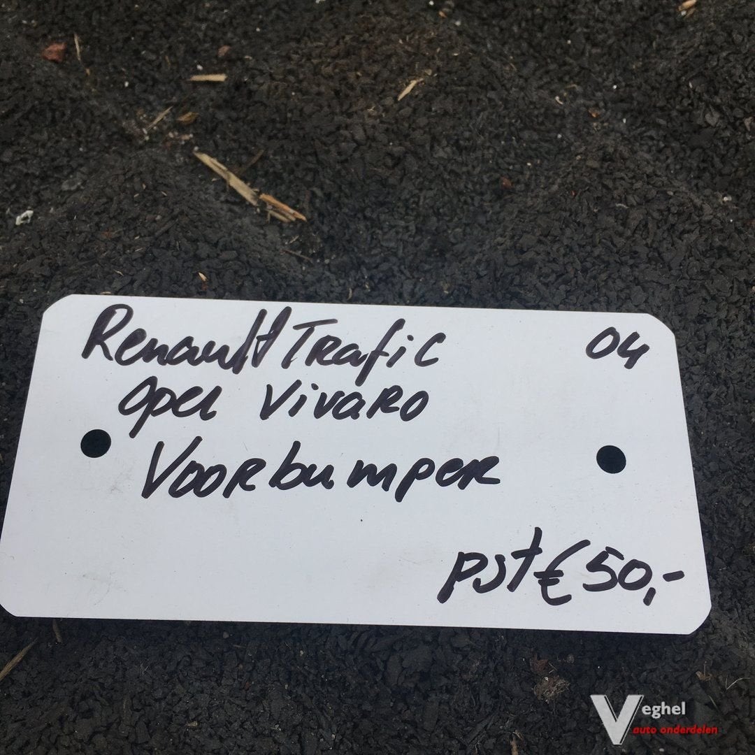 Renault Trafic Opel Vivaro 2004 Voorbumper, Ophalen, Gebruikt, -, Voor