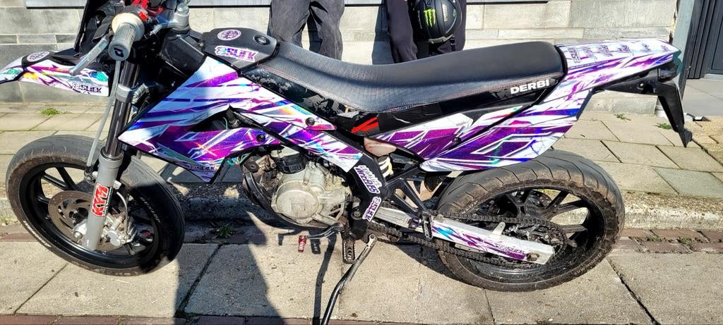 Derbi senda 50cc , B klasse, Fietsen en Brommers, Ophalen, 6 versnellingen, Gebruikt, Klasse B (45 km/u)