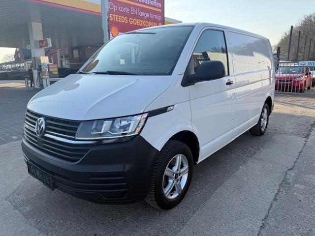 VW Transporter T6 Airco Navi 3 Zits Showroom Staat!, Stof, Euro 6, 4 cilinders, Volkswagen