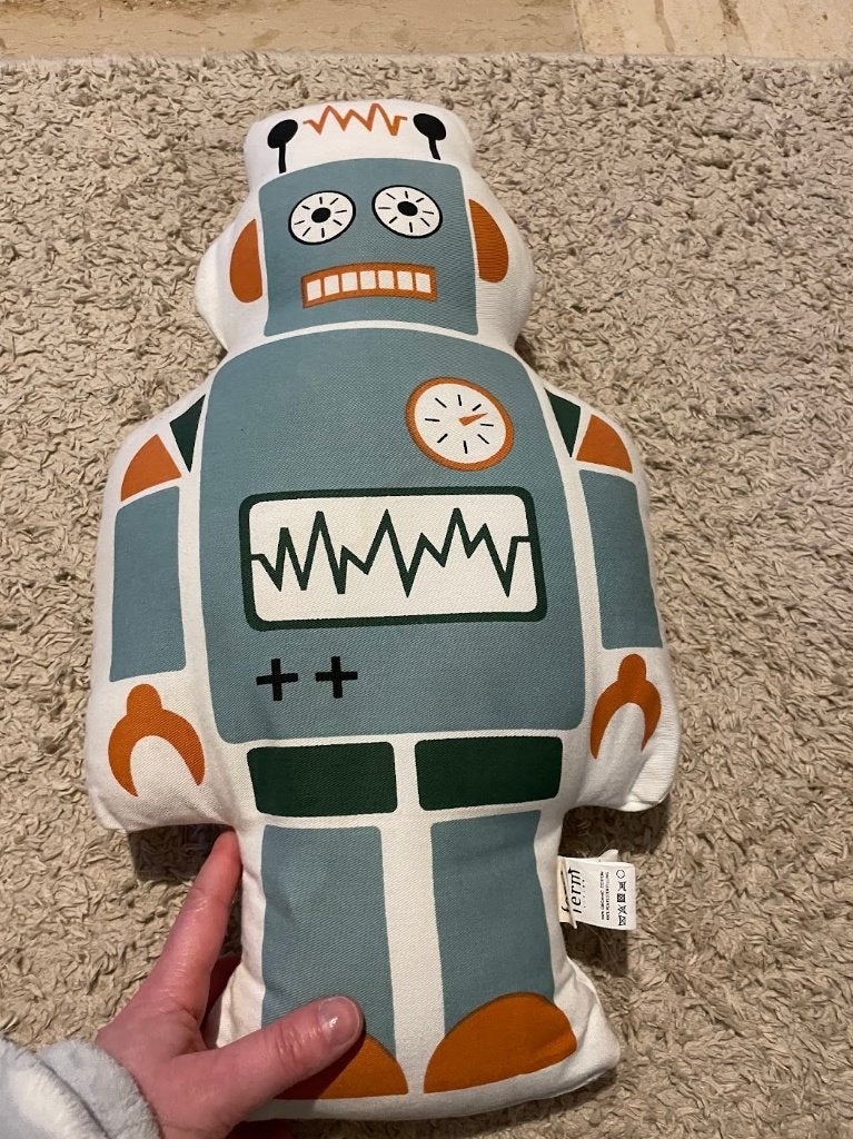 Kussen robot (ferm living), Ophalen of Verzenden, Gebruikt
