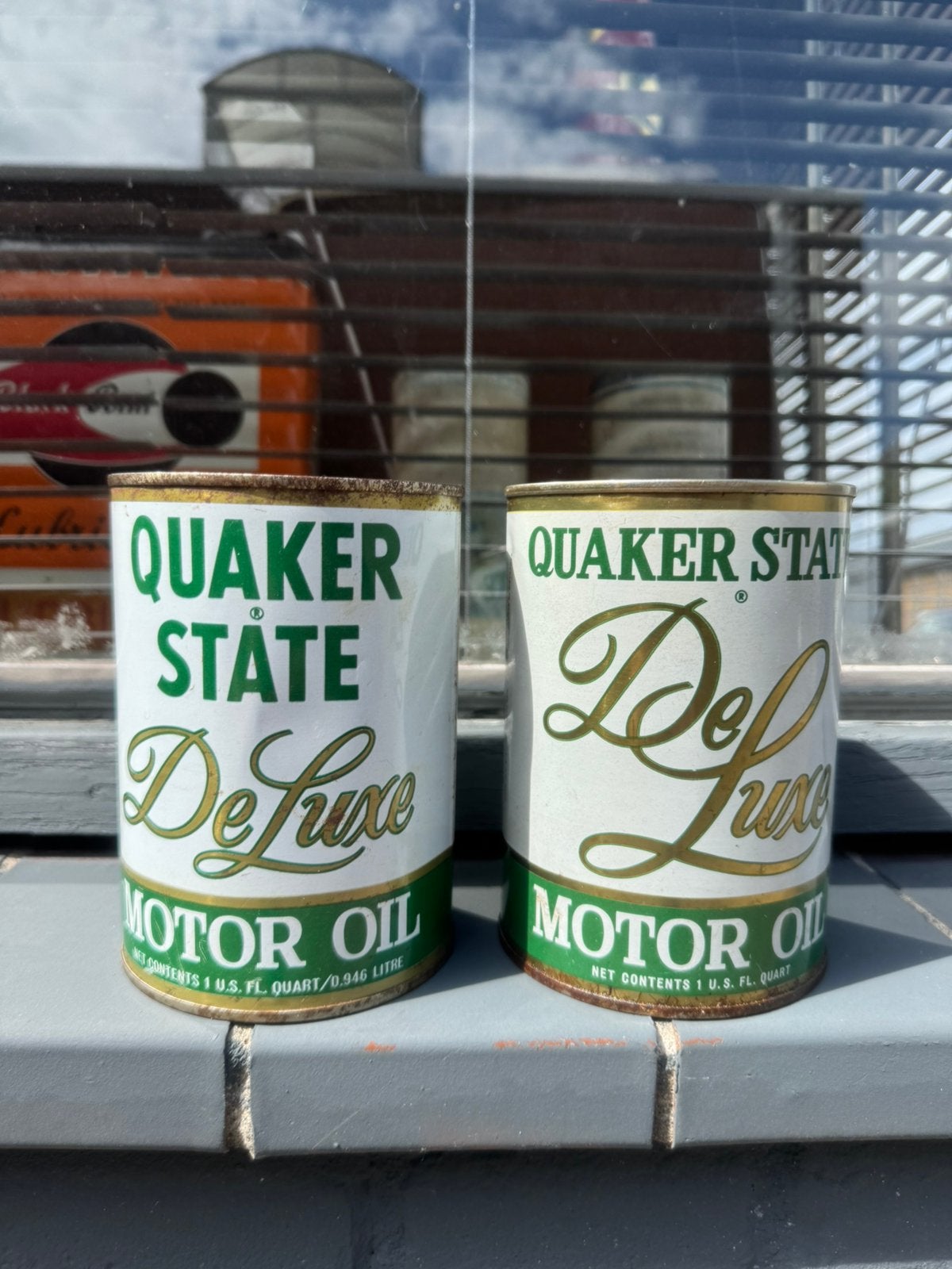Bidon d'huile Quaker State USA, Collections, Enlèvement ou Envoi, Utilisé, Emballage