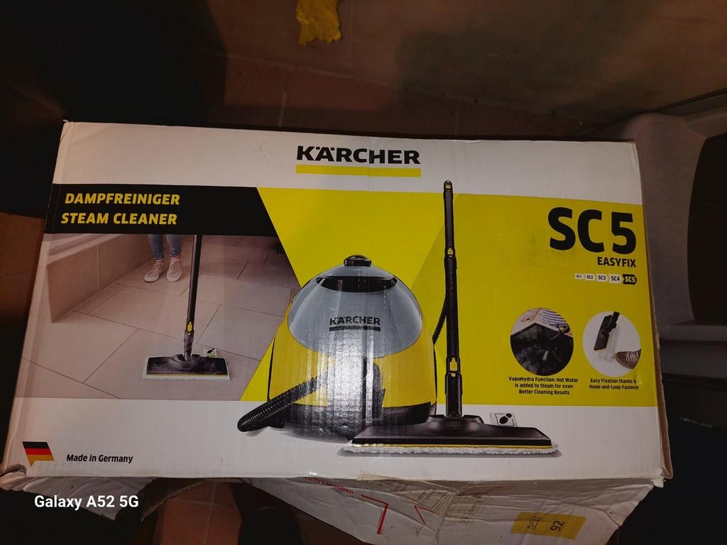 KARCHER SC5 EASY FIX, Ophalen