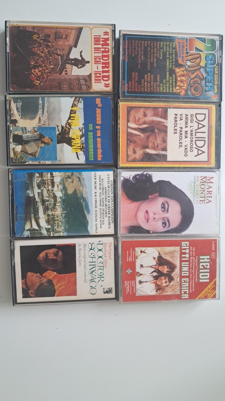 MUSICASSETTES, CD & DVD, Enlèvement
