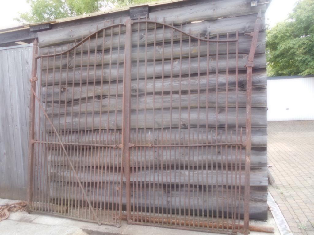 smeedijzeren hekken, Tuin en Terras, Ophalen, Gebruikt, IJzer, Spijlenhekwerk