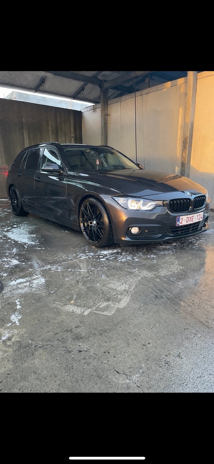Bmw f31 316d, Auto's, Achterwielaandrijving, Zwart, Leder, 5 deurs