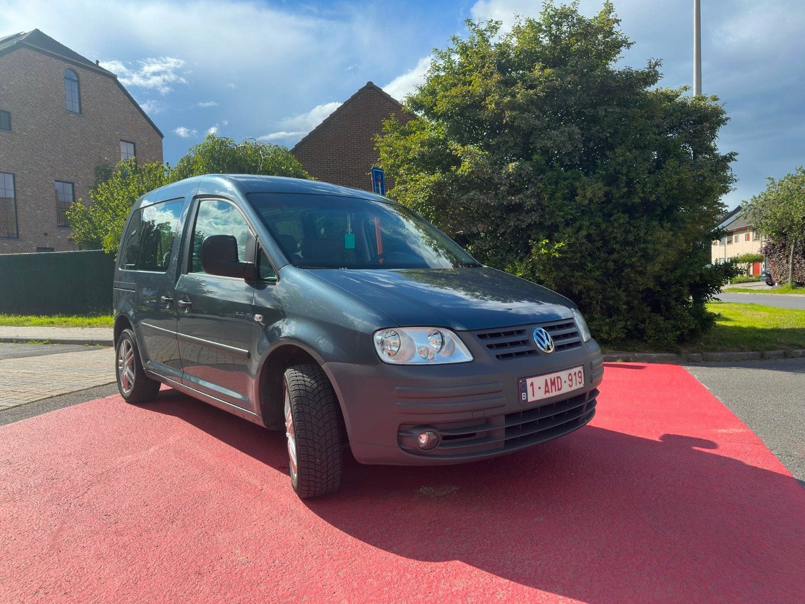 VW Caddy 1.4i 7 zitplaatsen., Auto's, Voorwielaandrijving, Blauw, 7 zetels, Handgeschakeld