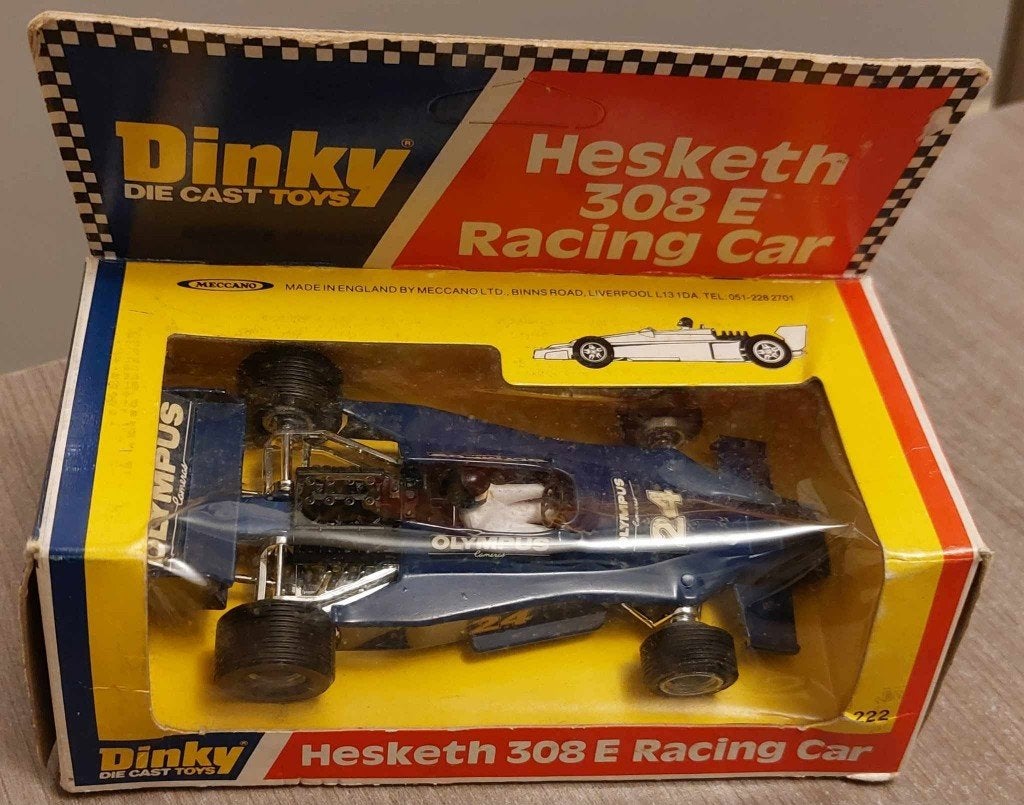HESKETH 308E DINKY TOY MET ORIGINELE VERPAKKING, Ophalen of Verzenden, Nieuw, Auto, Dinky Toys