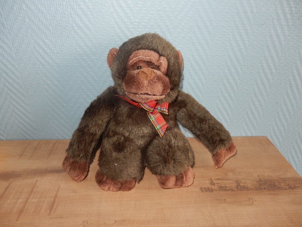 nr.616 - Knuffel aapje, Kinderen en Baby's, Ophalen of Verzenden
