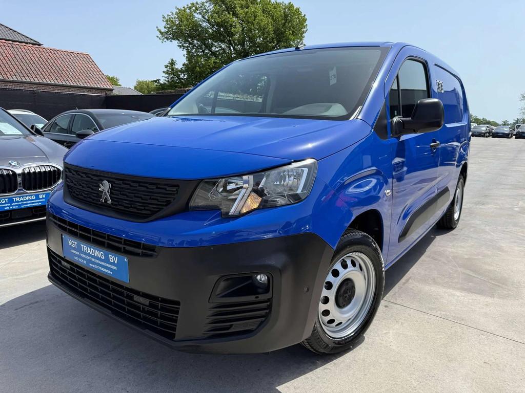 Peugeot Partner 1.5 BLUEHDI L2 3ZIT NAVIGATIE CARPLAY PDC BL, 75 kW, Stof, Gebruikt, 4 cilinders