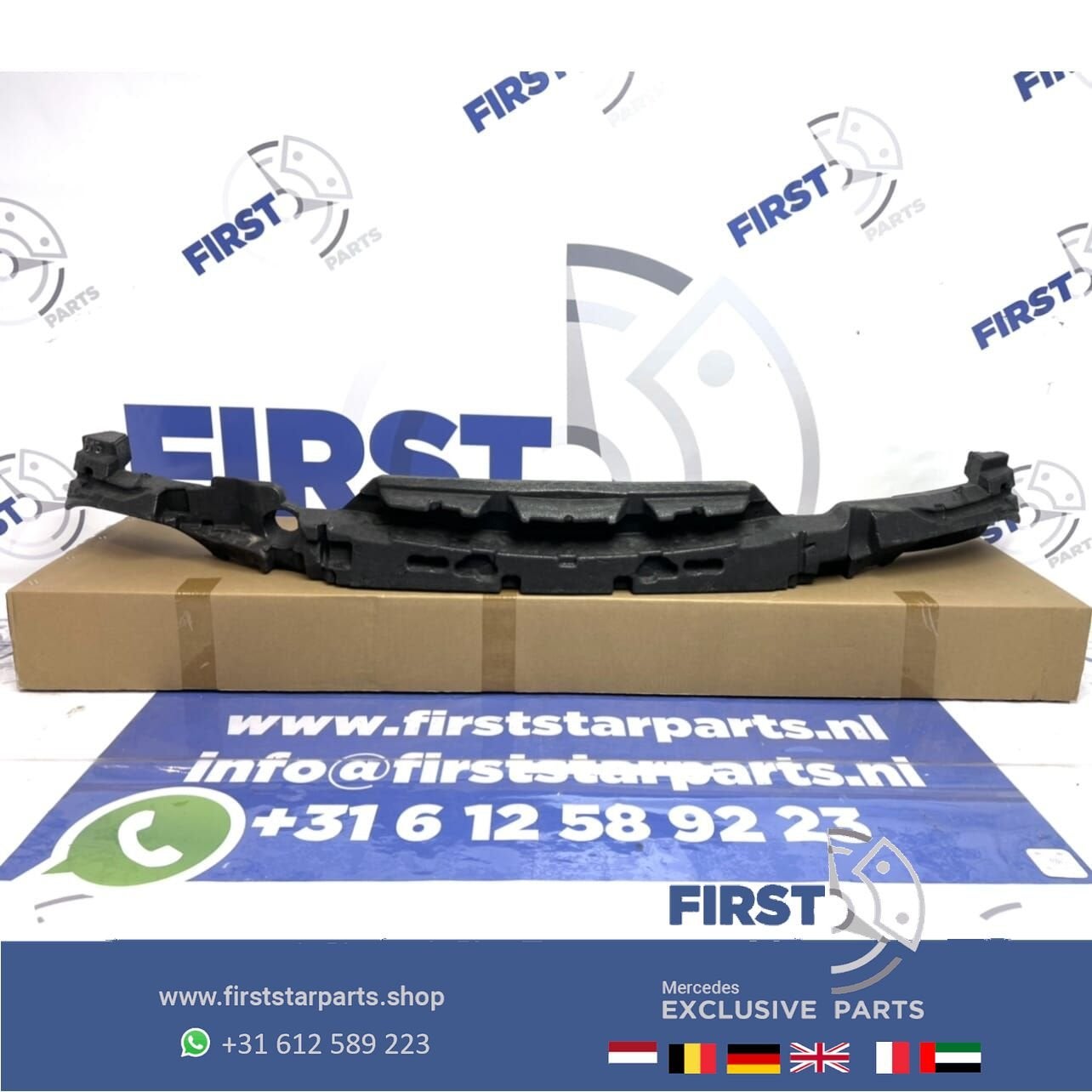 W222 BUMPER SCHOKDEMPER PIEPSCHUIM S KLASSE AMG LINE W222 S3, Gebruikt, -, Ophalen of Verzenden, -