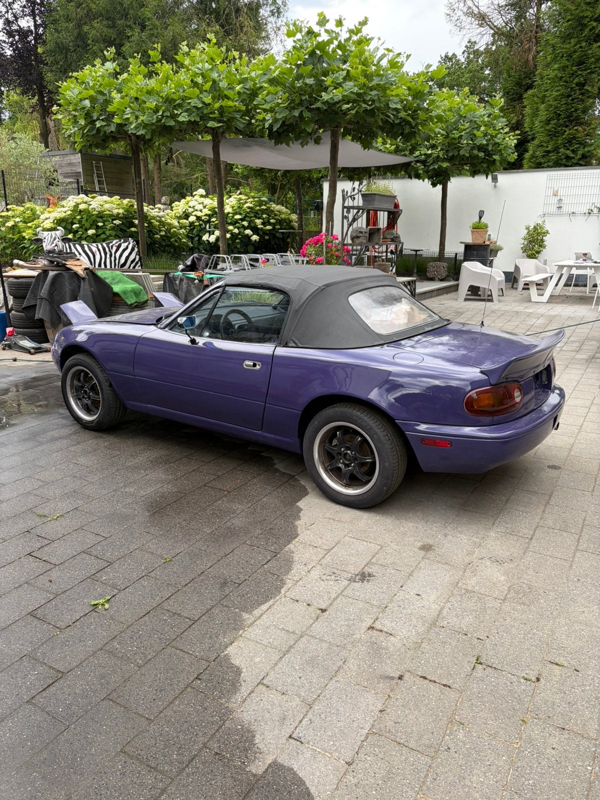 Mazda MX5 NA 1.8L, Auto's, Achterwielaandrijving, Zwart, Handgeschakeld, Particulier
