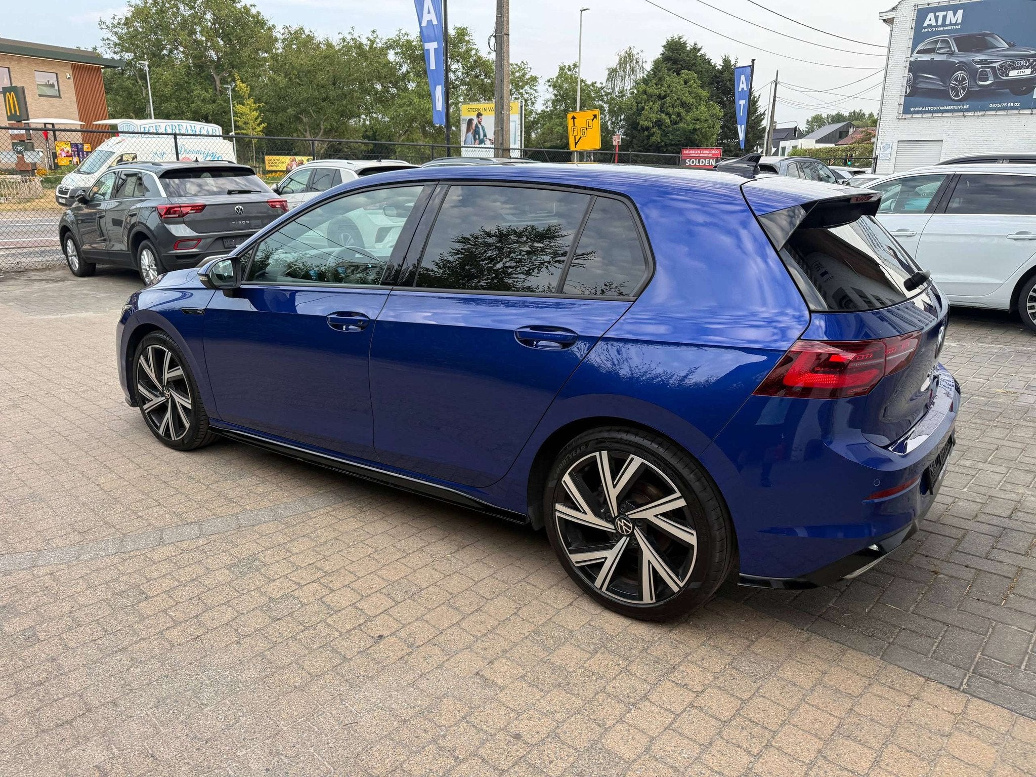 Volkswagen Golf R VIII 1.5 eTSI 150 ACT R-Line DSG OPF (EU6A, Auto's, Volkswagen, 4 cilinders, Blauw, Bedrijf, 5 deurs