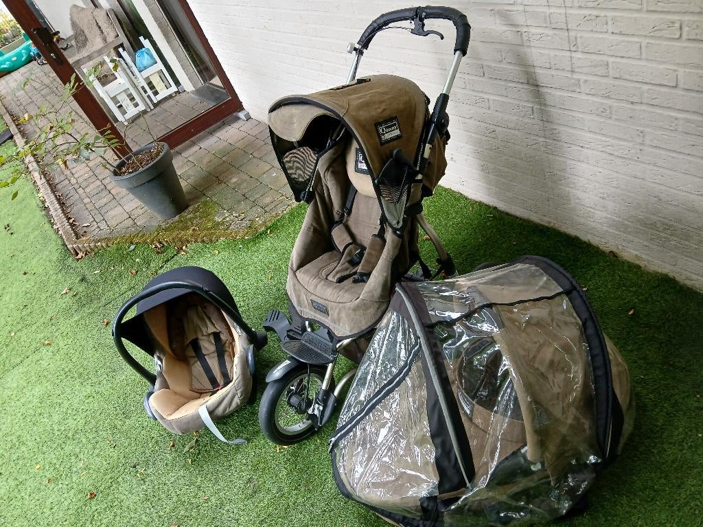 Buggy , draagmand, maxicosi quinny freestyle xl, Kinderen en Baby's, Kinderwagens en Combinaties, Zo goed als nieuw, Combiwagen