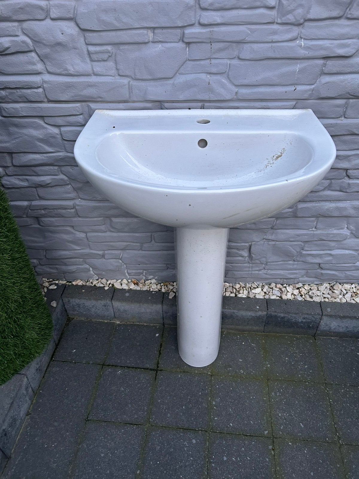 Lavabo plus voet, Doe-het-zelf en Bouw, Ophalen, Nieuw
