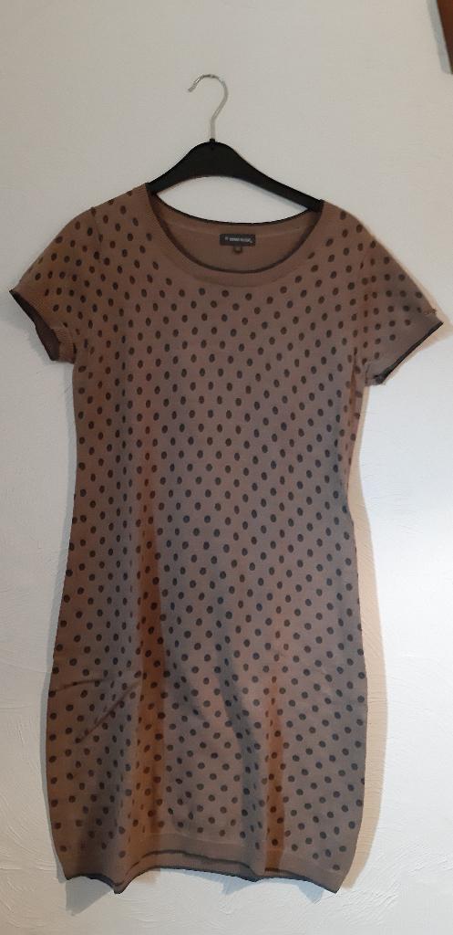 jurk terre bleue, Kleding | Dames, Jurken, Beige, Zo goed als nieuw, """Terre bleue""", Boven de knie