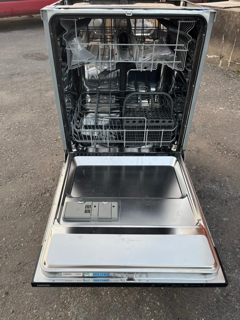Zanussi ZDT21001FA inbouwvaatwasmachine, Electroménager, Lave-vaisselle, Comme neuf, Encastré, 85 à 90 cm, 45 à 60 cm, Classe énergétique A ou plus économe