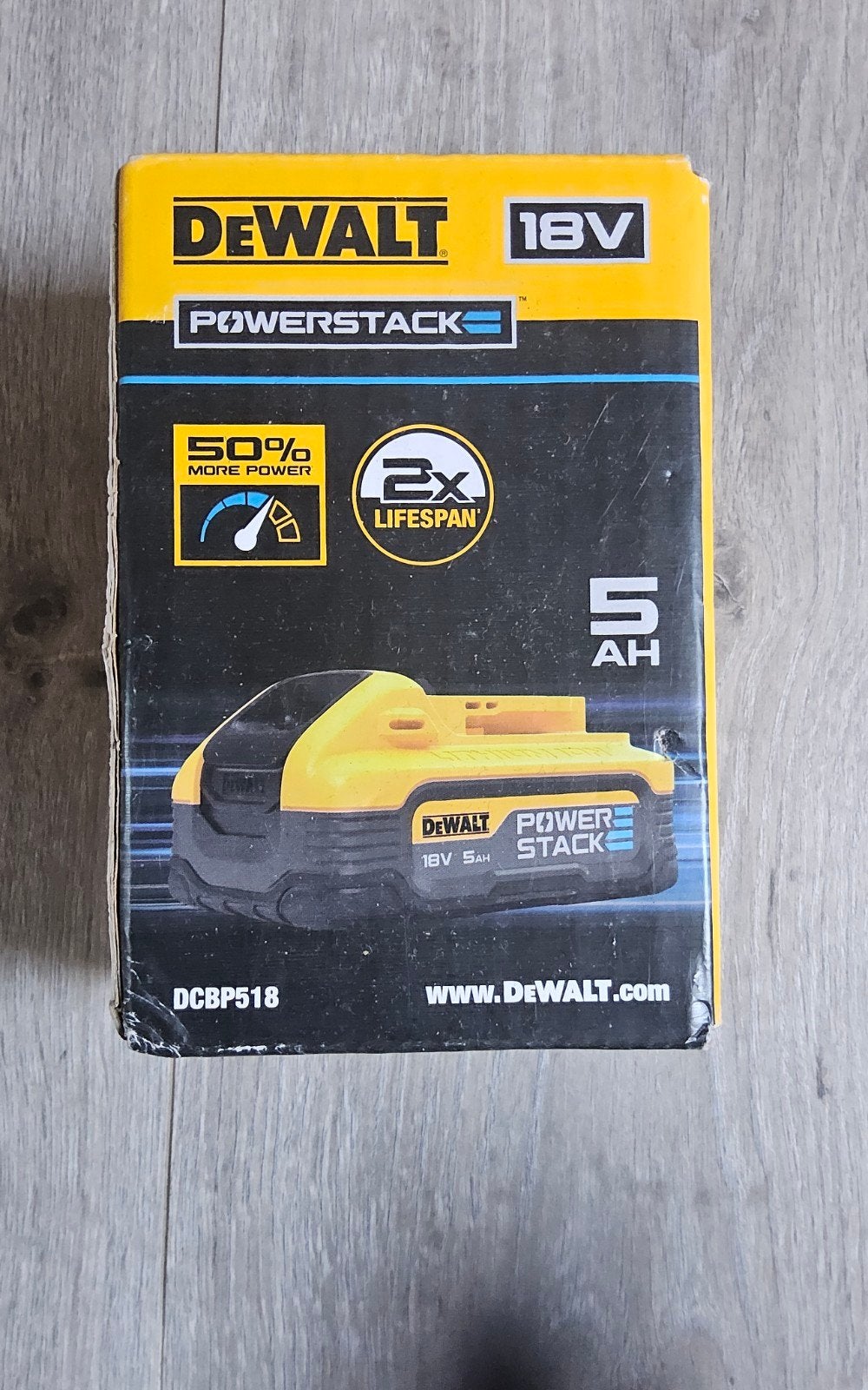 Dewalt batterij 18v, 5Ah powerstack , nieuwe in de doos, Ophalen of Verzenden