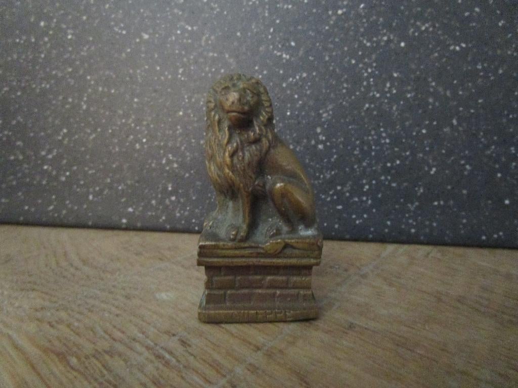 bronzen leeuw Gileppe, Ophalen of Verzenden, Nieuw, Dier