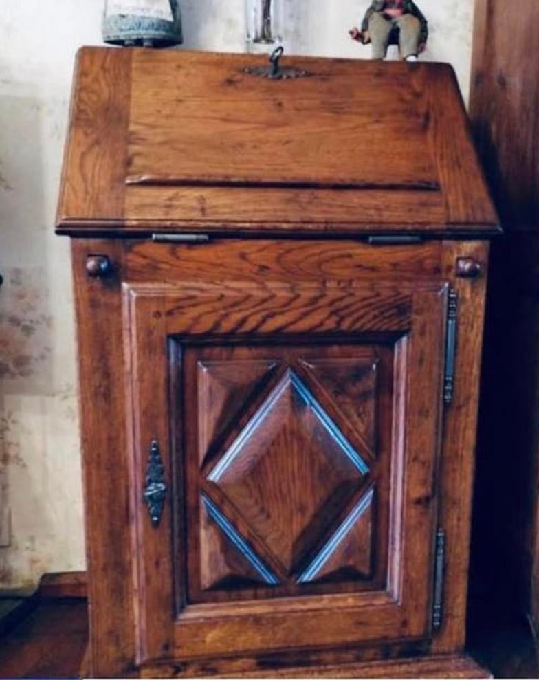 Ancien secrétaire en bois, Ophalen, Gebruikt